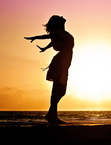 Freedom Therapy Thriving Woman on Water